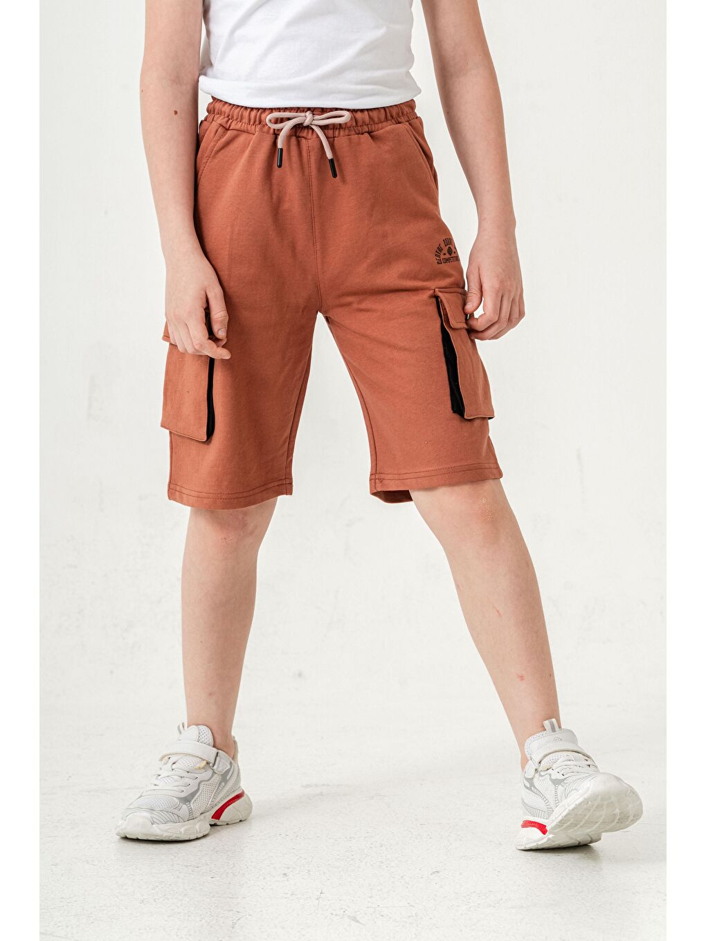Kahverengi Centre Court Smash Competitive Erkek Çocuk Şort-1