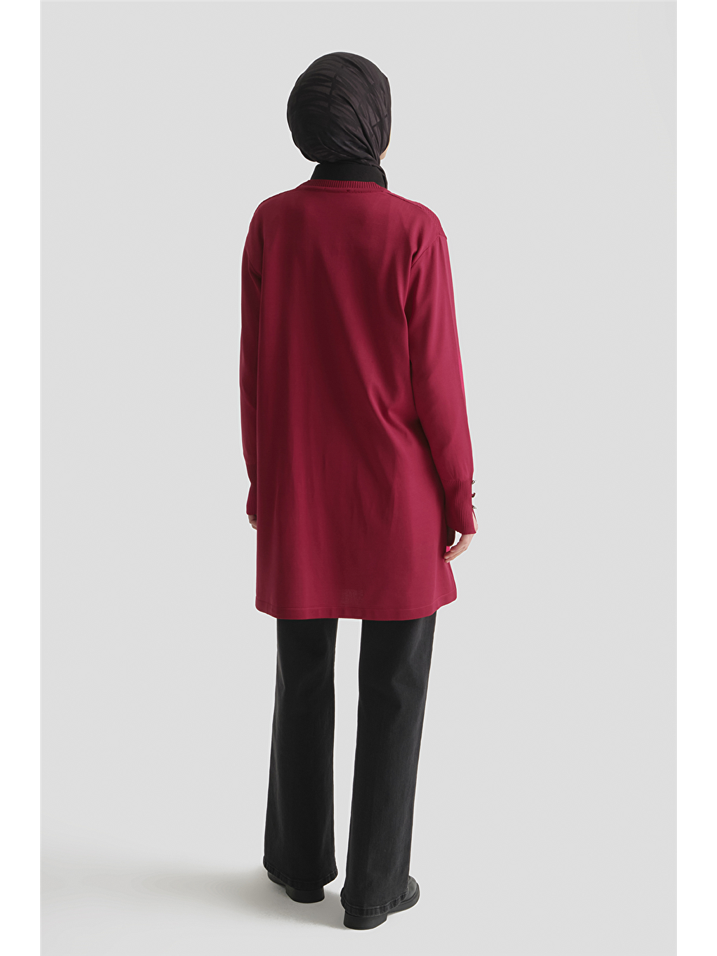 Triko Tunik 25Kd5005 Kırmızı-3