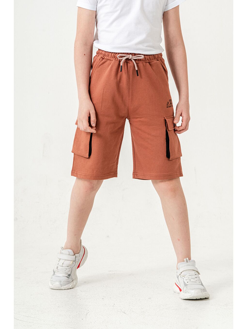 Kahverengi Centre Court Smash Competitive Erkek Çocuk Şort-2