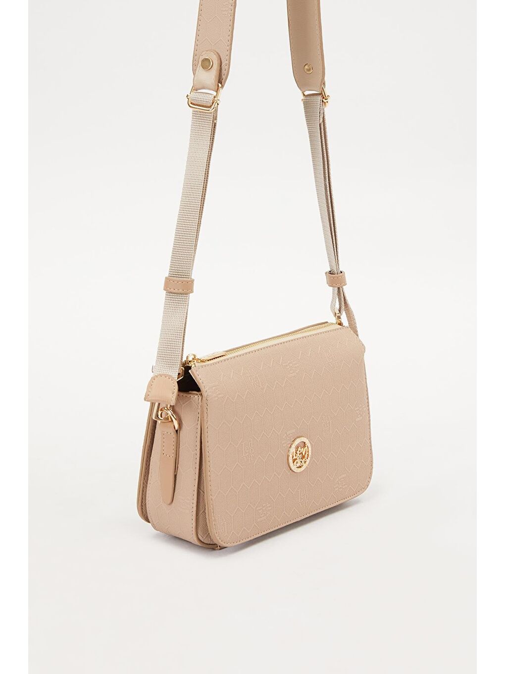 Bej Vizon Kadın Omuz Çantası 930230-3