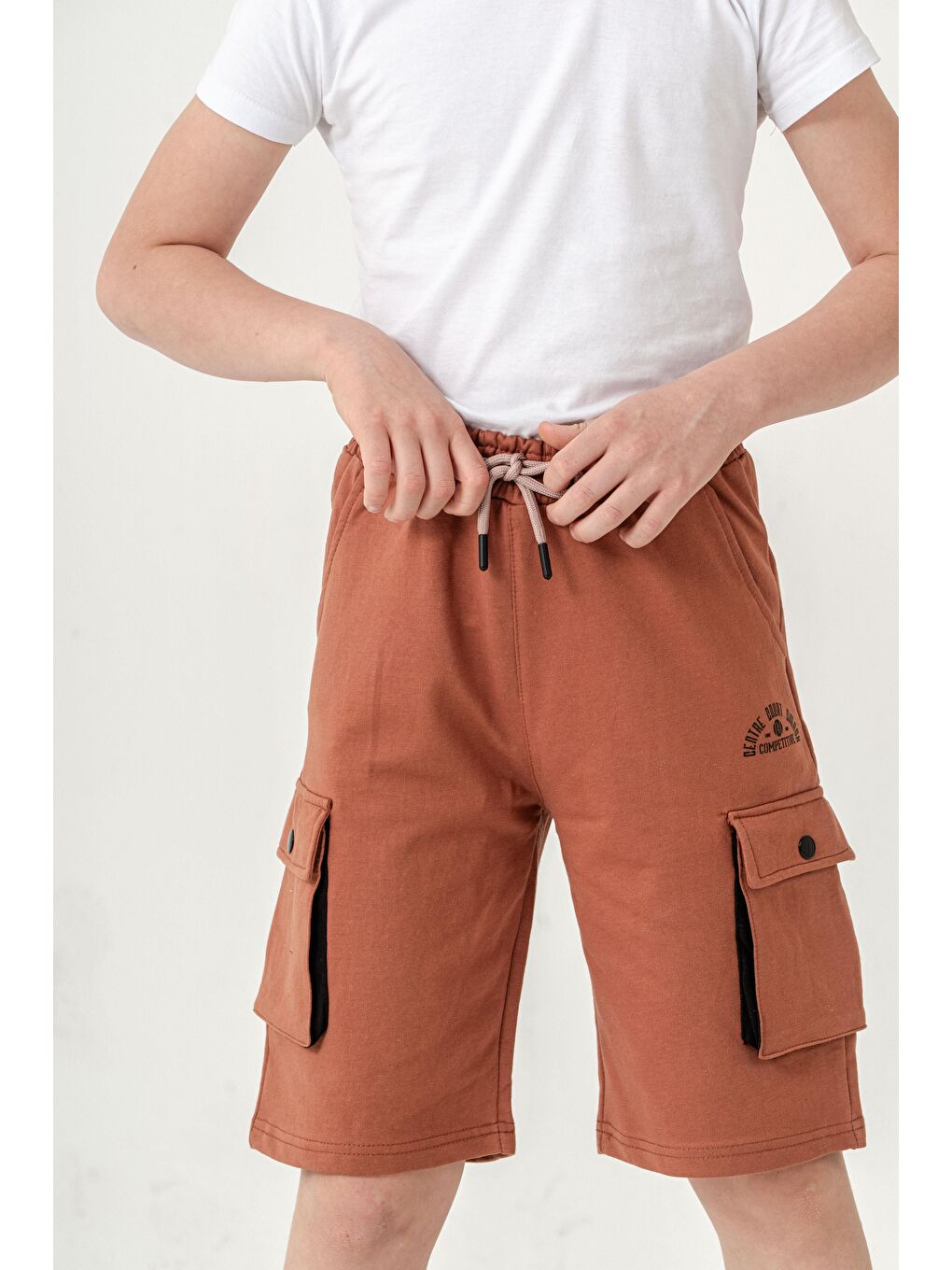 Kahverengi Centre Court Smash Competitive Erkek Çocuk Şort-6