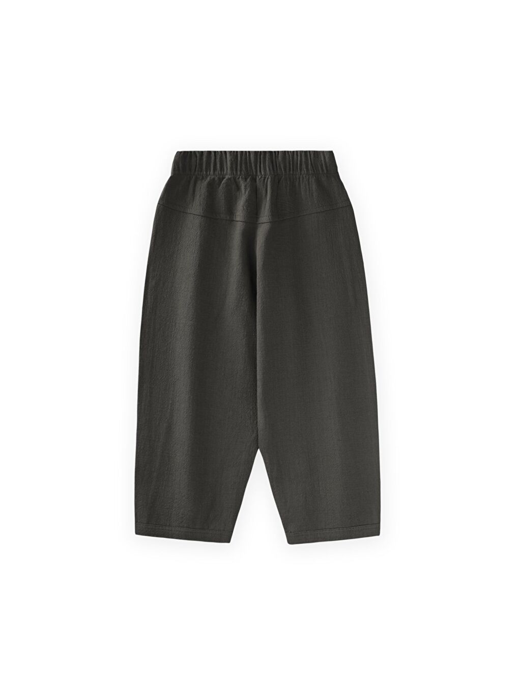 Keten Boyfriend Pantolon 2-10 Yaş Siyah-1
