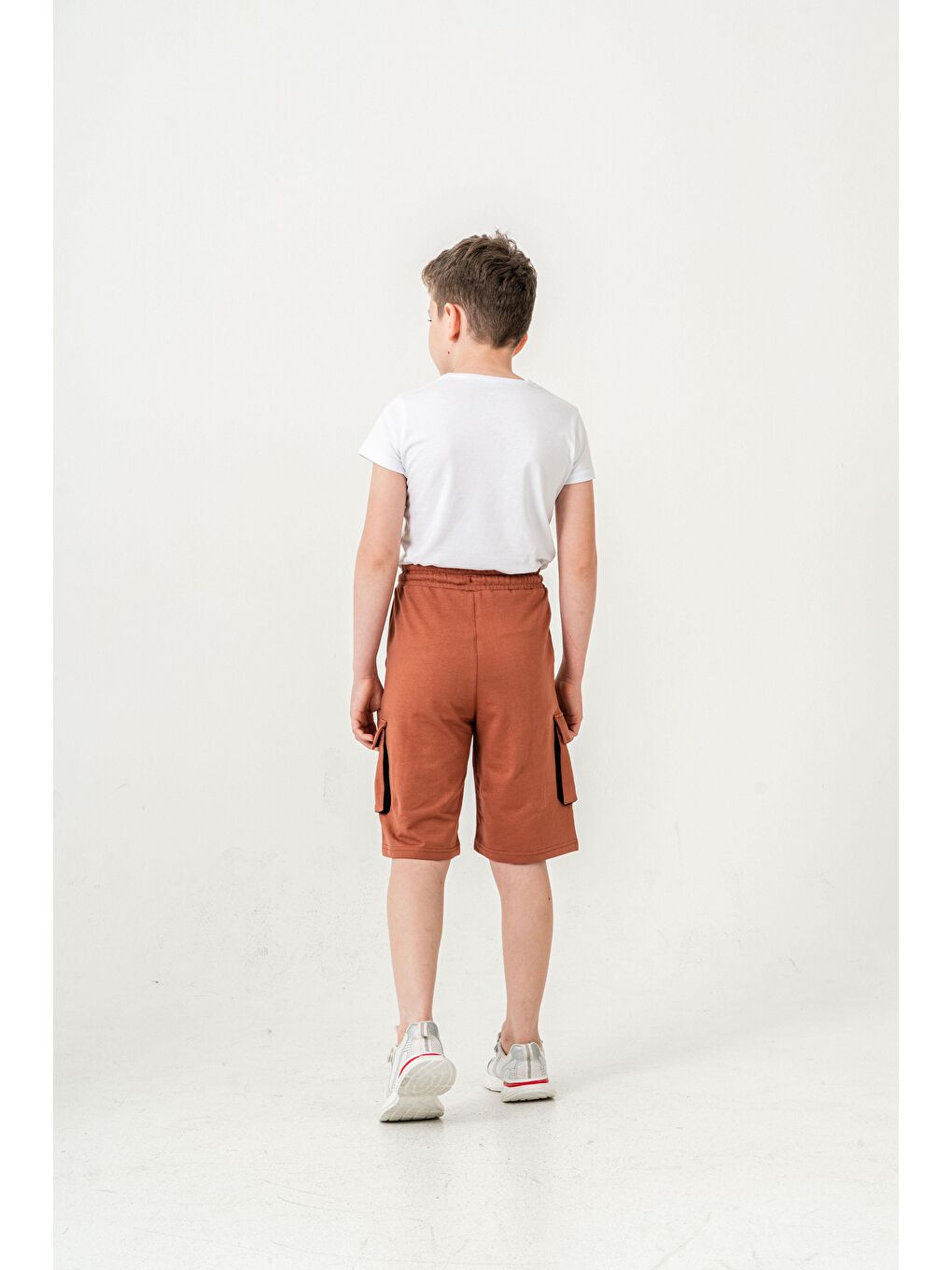 Kahverengi Centre Court Smash Competitive Erkek Çocuk Şort-7