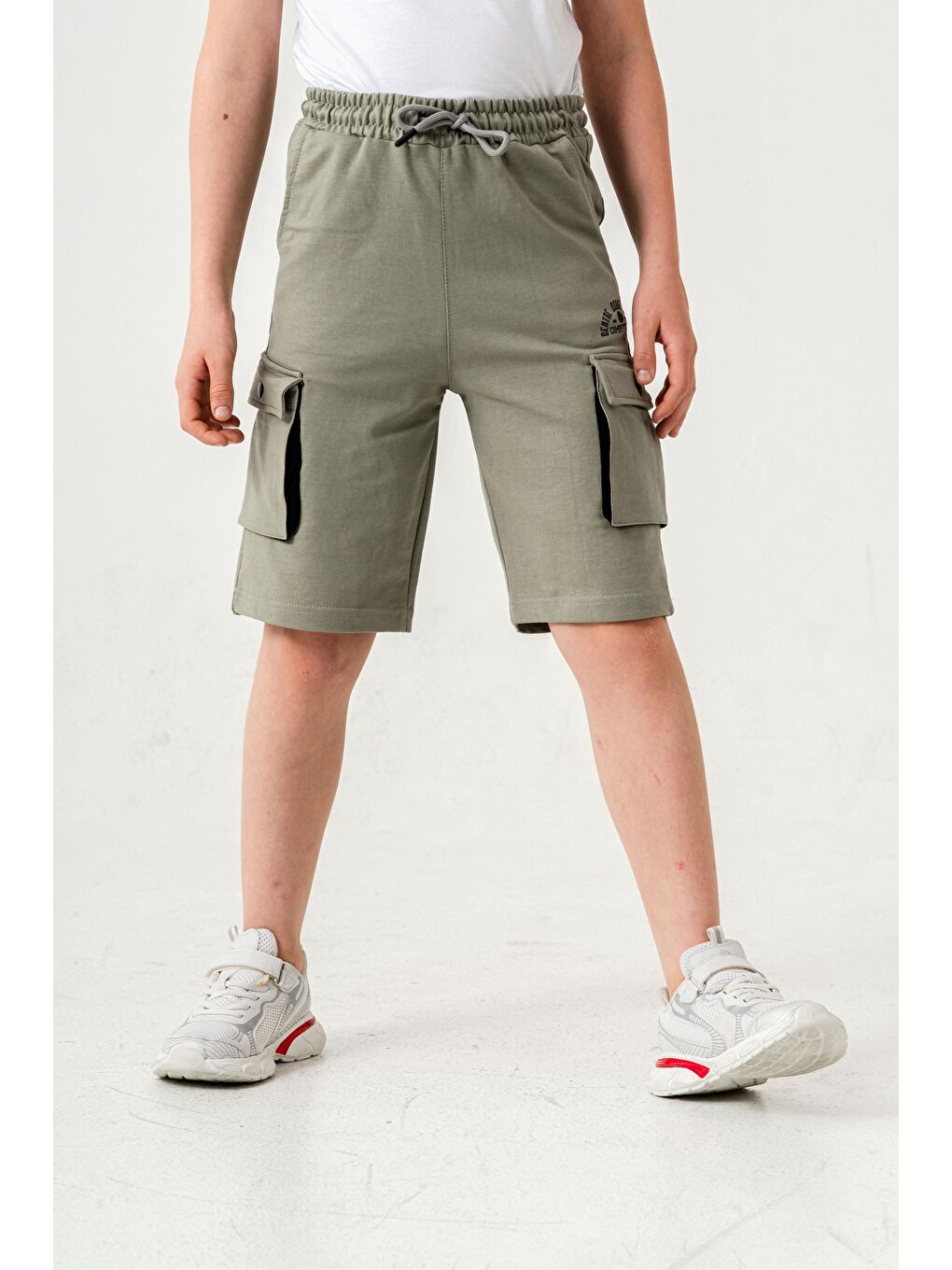 Yeşil Centre Court Smash Competitive Erkek Çocuk Şort-3