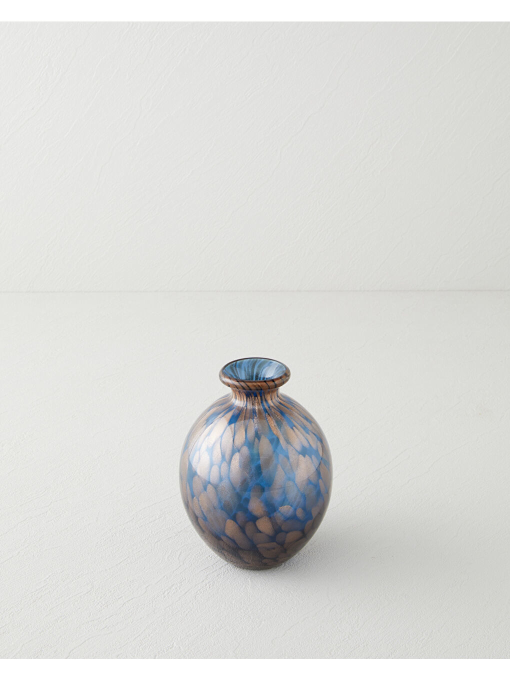 Helena Cam Vazo 14,5 cm Lacivert-1