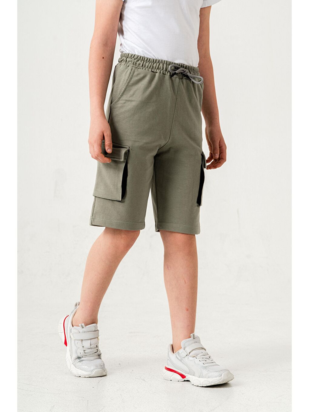 Yeşil Centre Court Smash Competitive Erkek Çocuk Şort-5