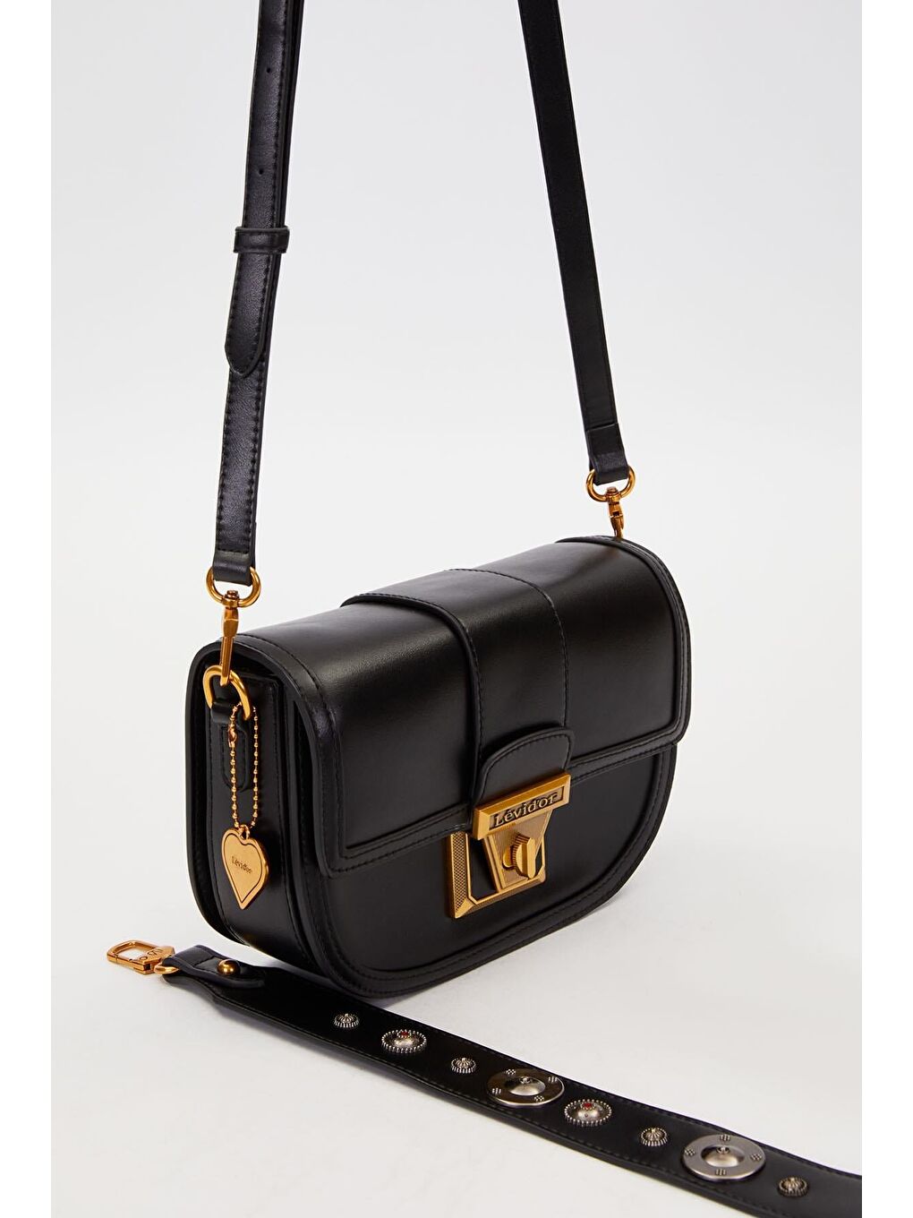 Siyah Kadın Omuz Çantası 930242-2