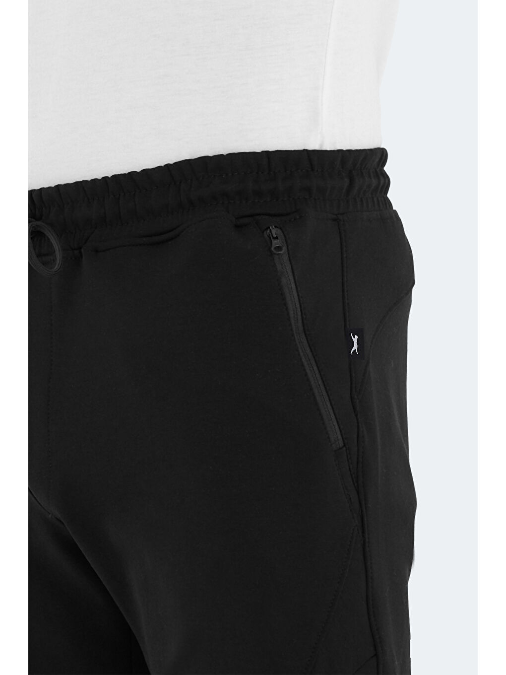 Karışık VENOM 2 Lİ SET Erkek Fermuar Cepli Dar Paça Siyah - Koyu Gri Pantolon-4