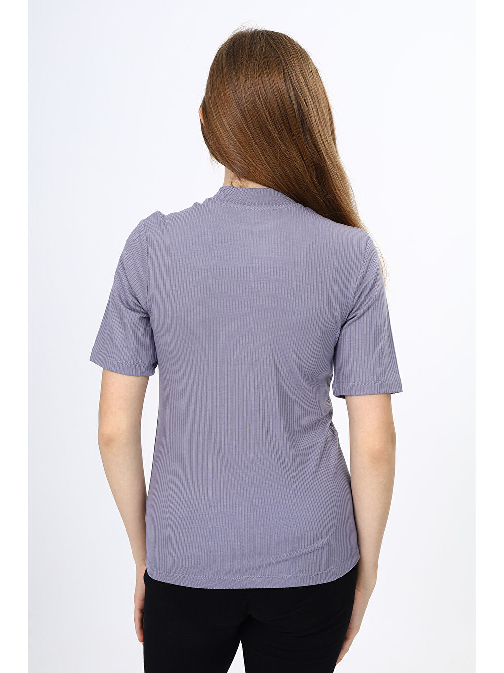 Gri Kız Çocuk Okul Tişört-2