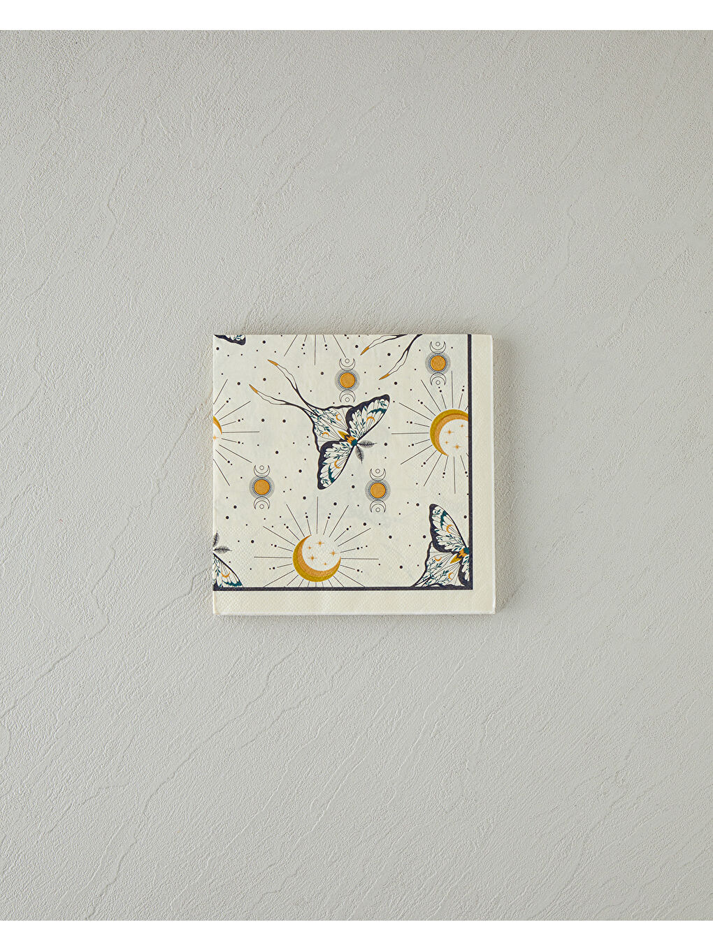 Talisman Butterfly 20'li Kağıt Peçete 33x33 cm Siyah