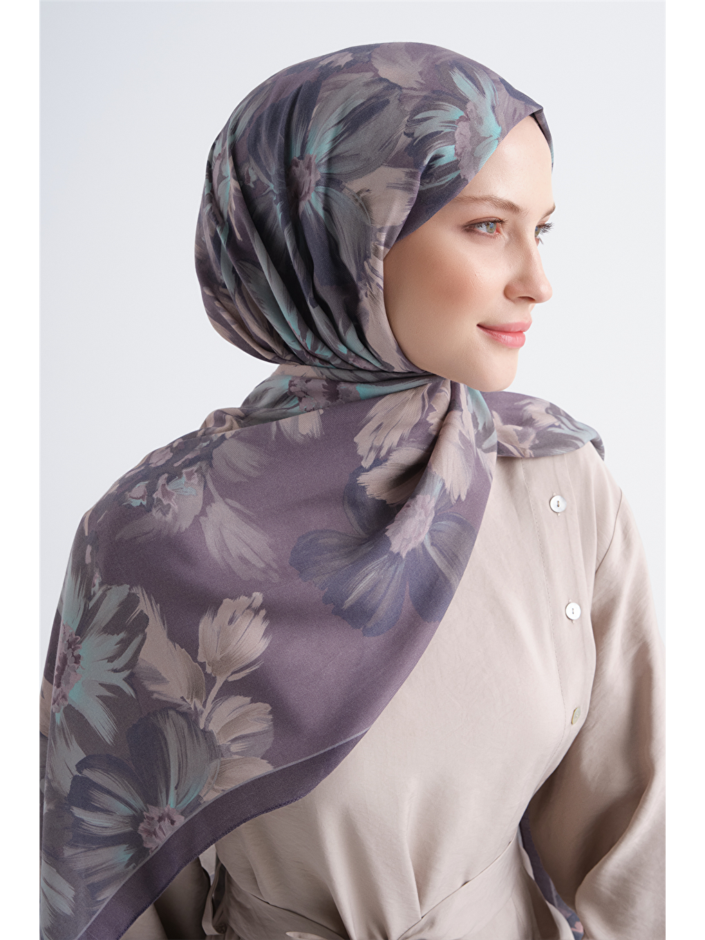 Mor Pure Şal 3908 53-2