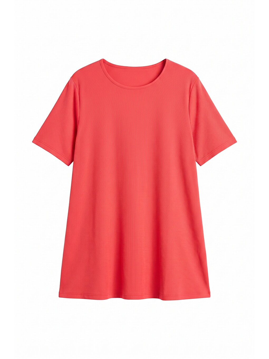 Kırmızı Fitilli Kumaş Eteği Bollaşan T-shirt-5