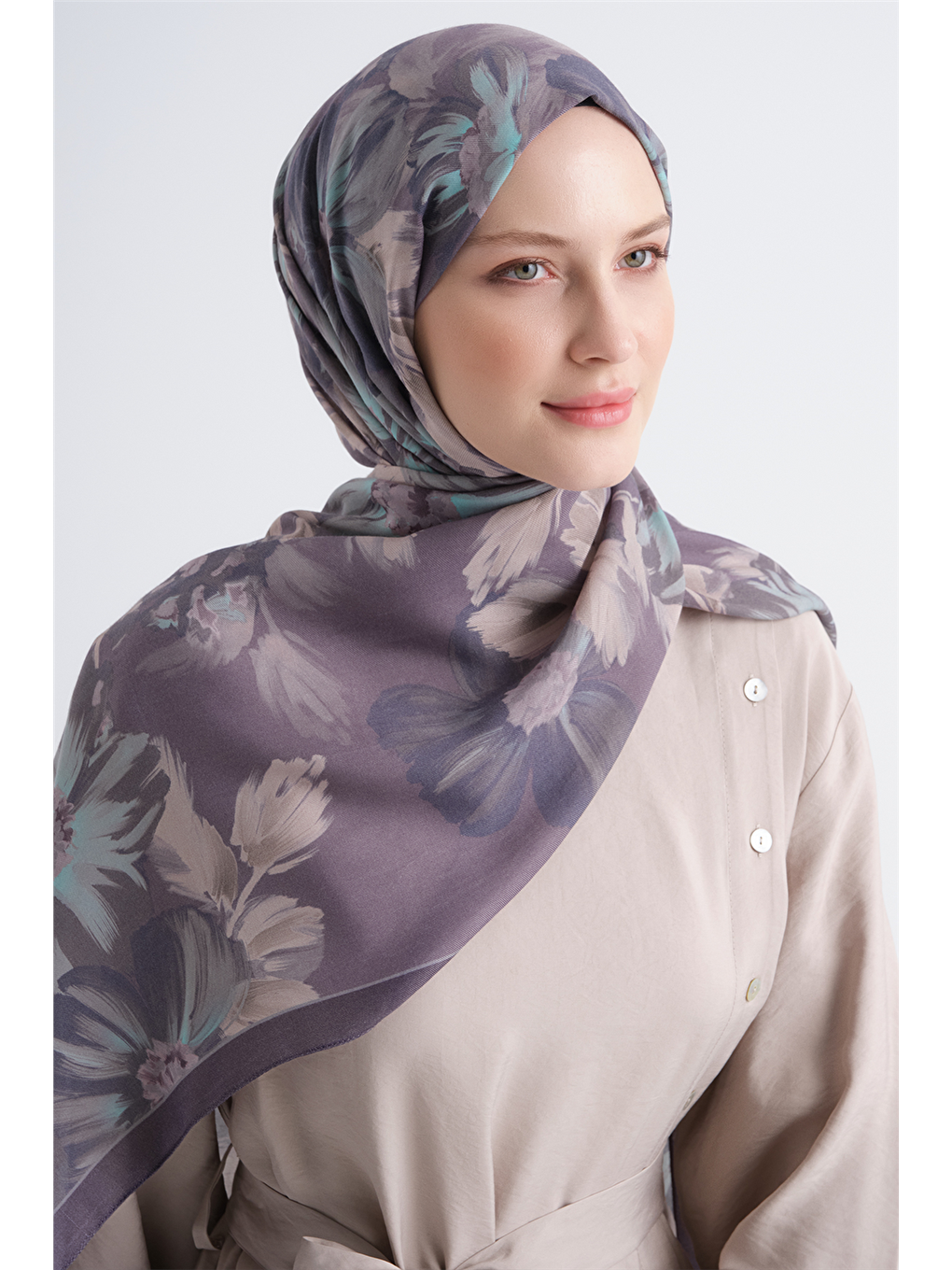 Mor Pure Şal 3908 53-3