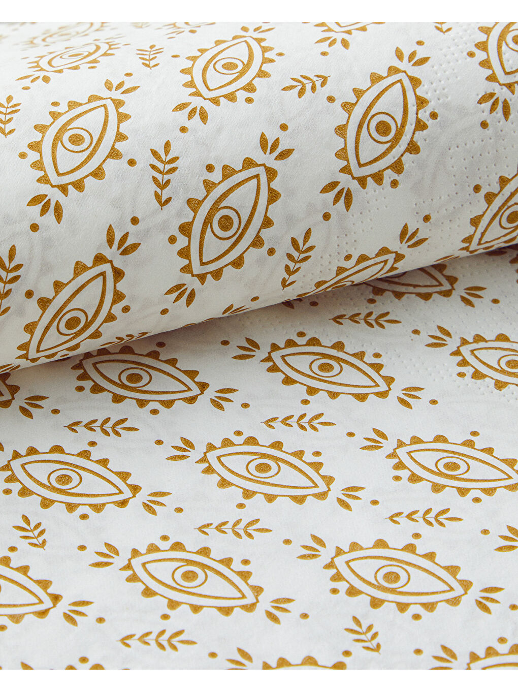 Sarı Talisman Eyes 20'li Kağıt Peçete 33x33 cm Gold-2