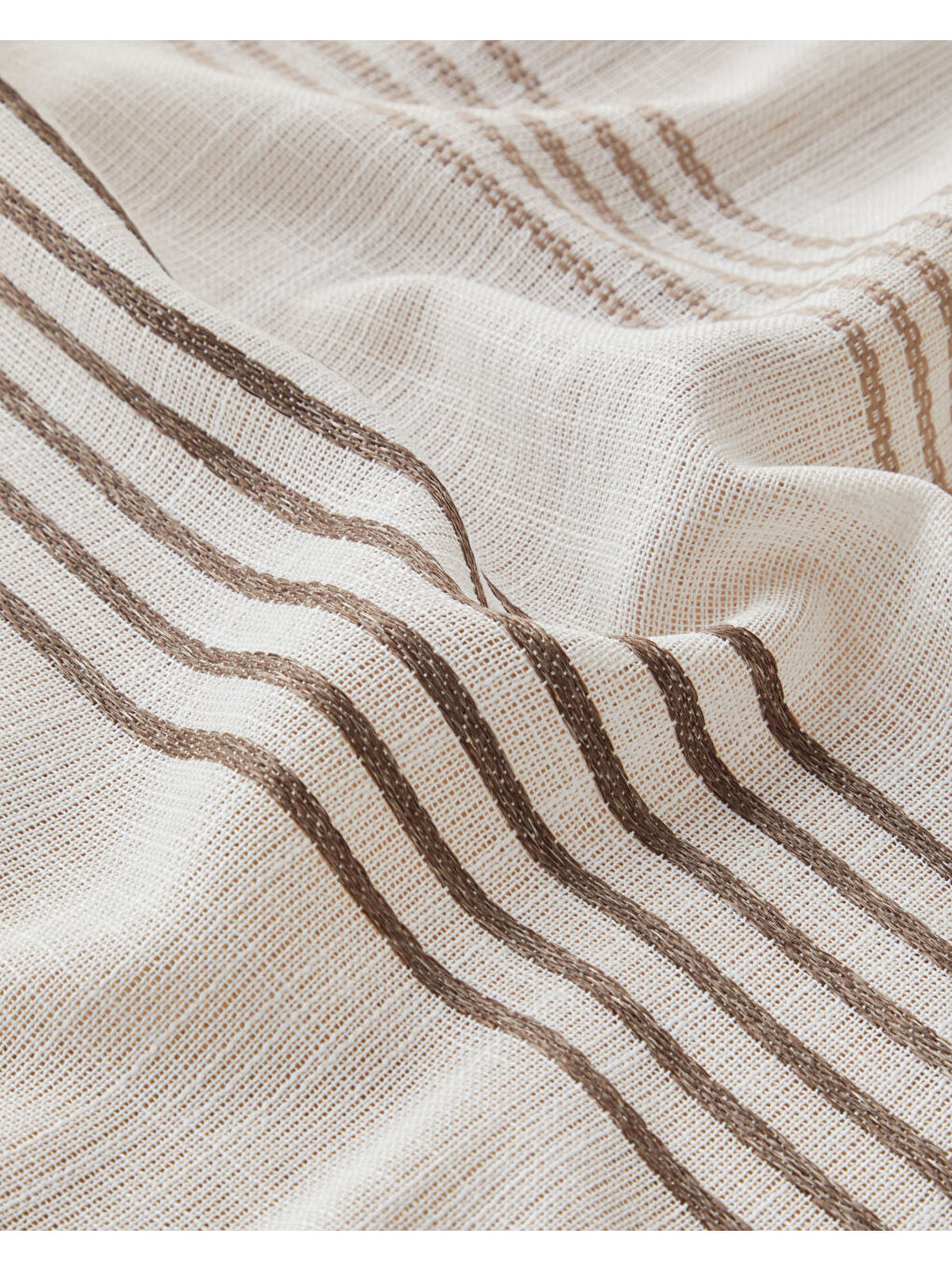 Pecan Polyester Runner 40x140 cm Bej-Kahverengi-2