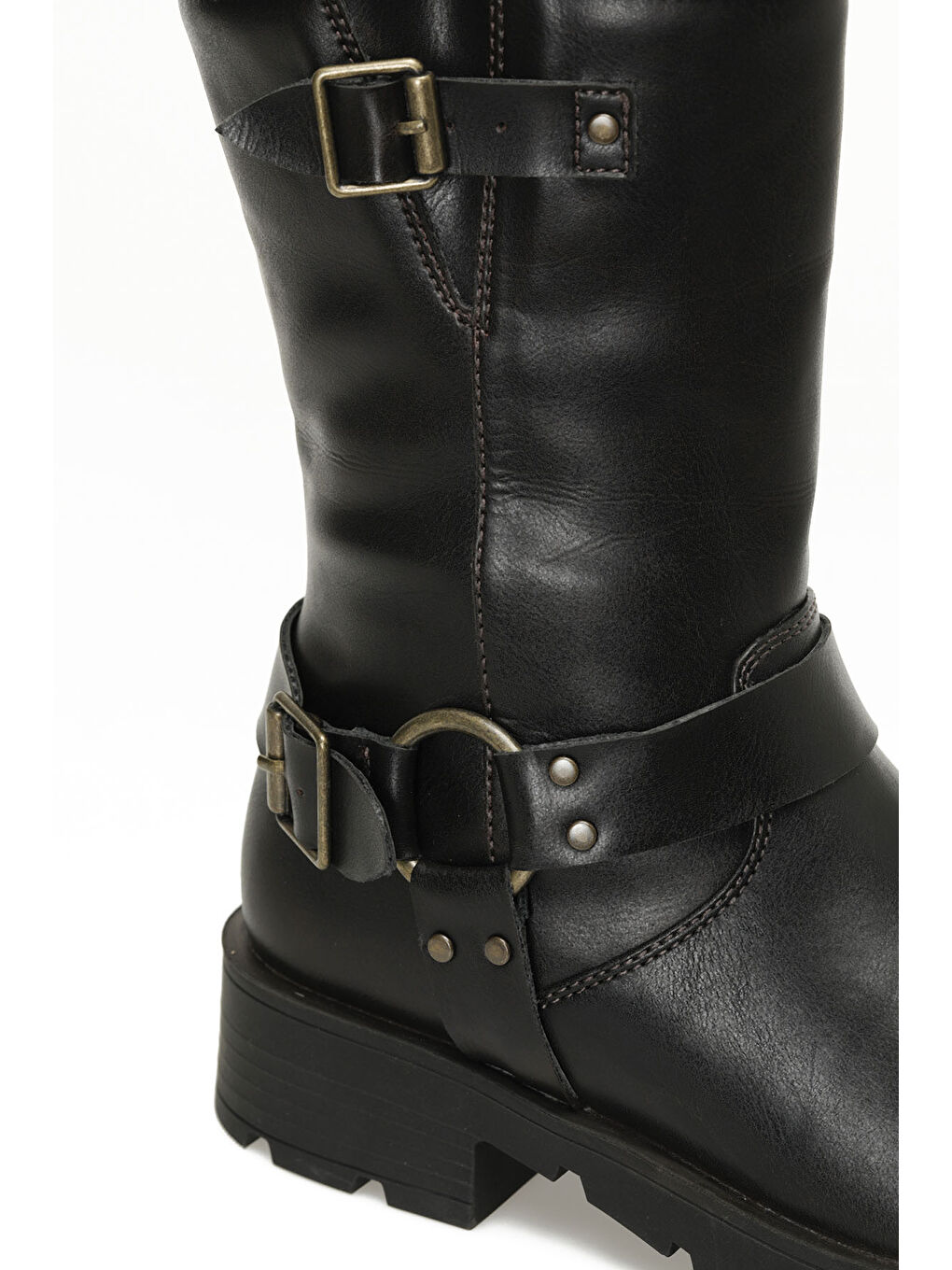 324667.Z 4PR Kahverengi Kadın Biker Bot-6