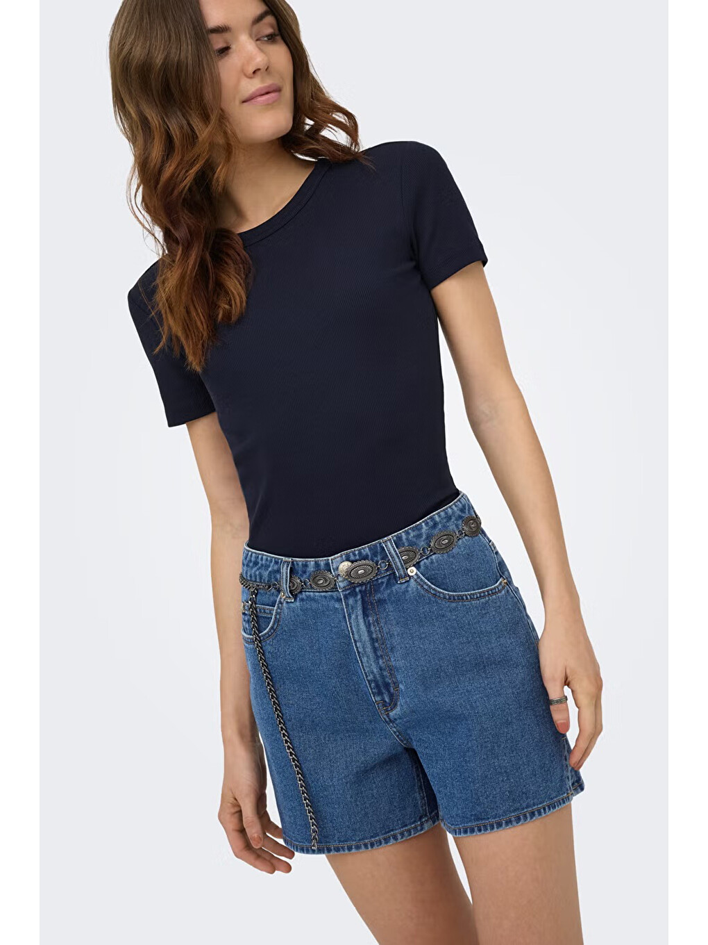 Mavi Onlvega Regular Fit Normal Bel Jean Short 15375433-2