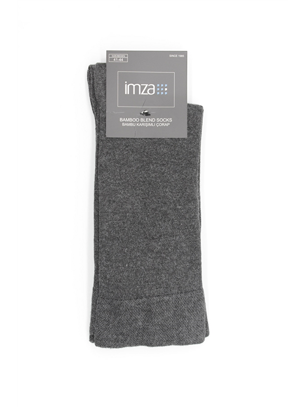 Antrasit Düz Bambu Soket Çorap 1060255150