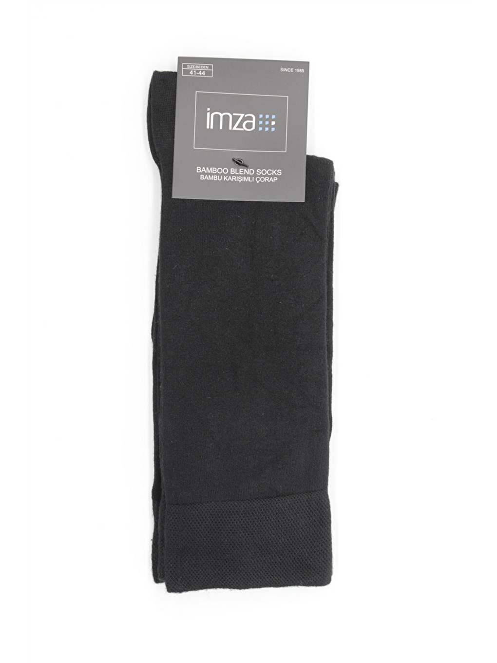 Siyah Düz Bambu Soket Çorap 1060255150