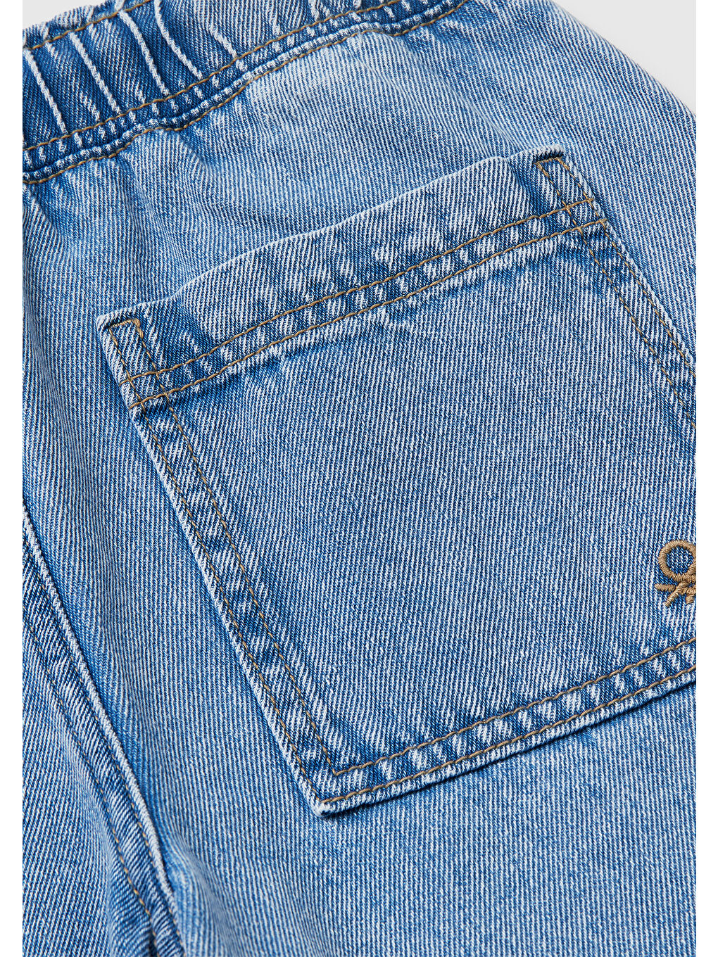 Karışık Erkek Çocuk Beli ve Paçası Büzgülü Denim Pantolon-2