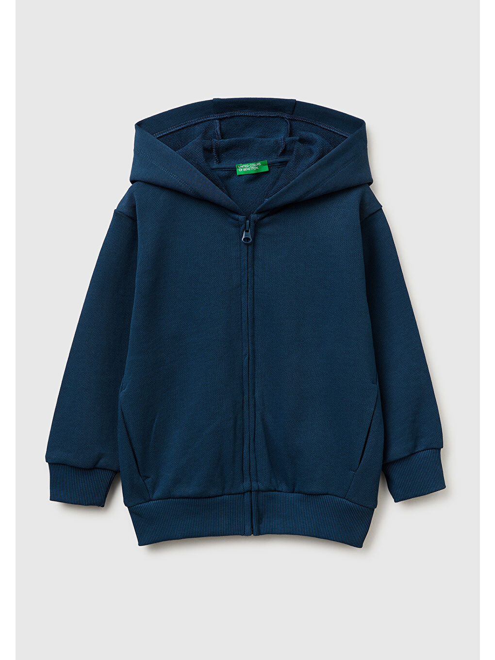 Karışık Erkek Çocuk Arkası Baskılı Fermuarlı Kapüşonlu Sweatshirt