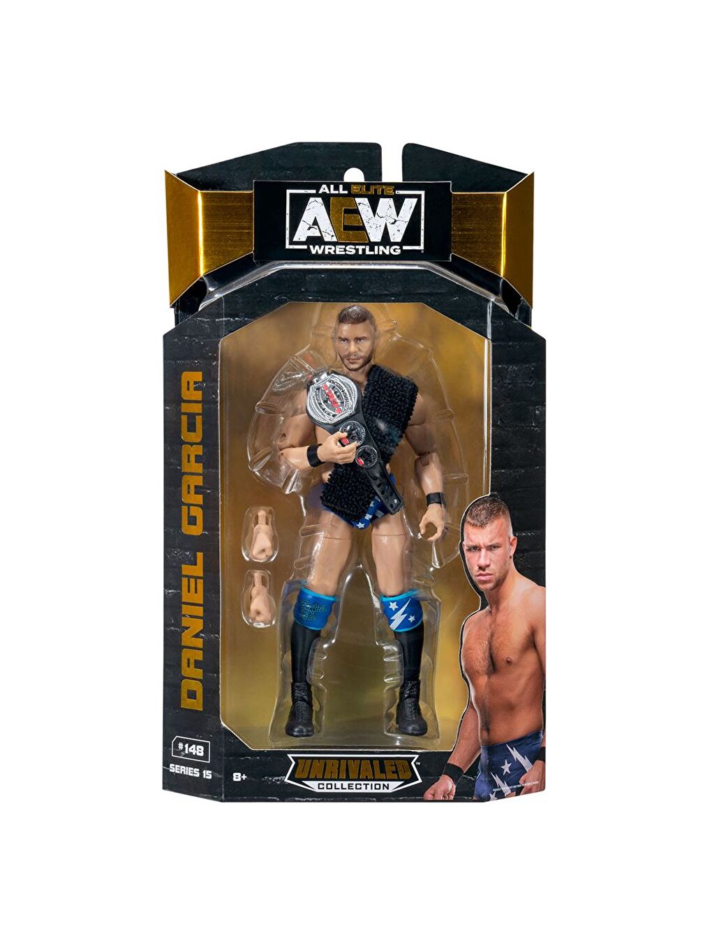 AEW Karakterleri Model Aksiyon Figürler S15 Daniel Garcia 148-3