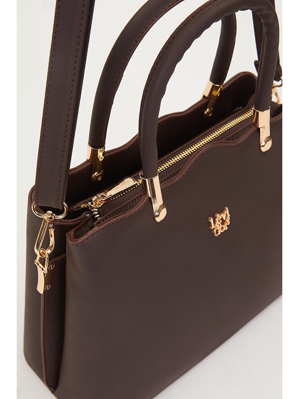 Kahverengi Kahve Kadın El ve Omuz Çantası 930065-4