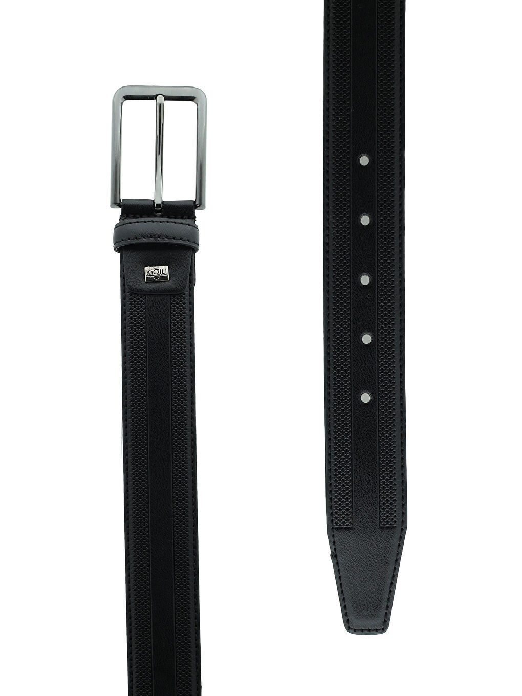 Siyah Desenli Klasik Kemer-1