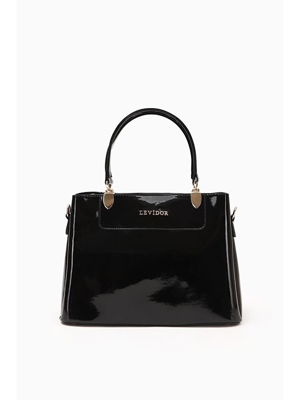 Siyah Rugan Kadın El ve Omuz Çantası 930120