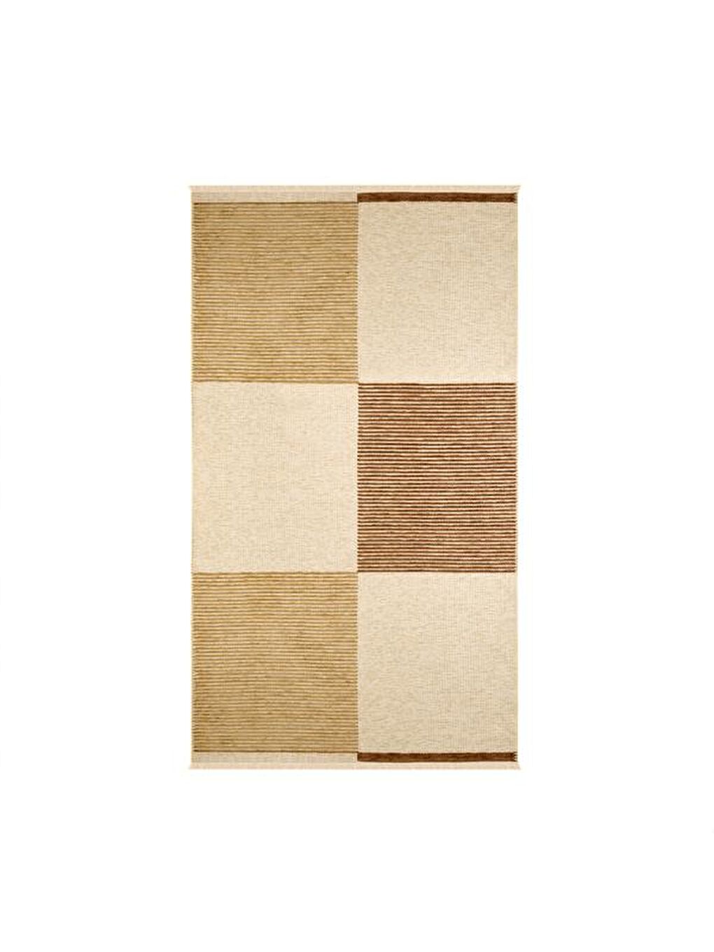 Soft Nestory Reony Halı - Kahverengi - 80x150 cm