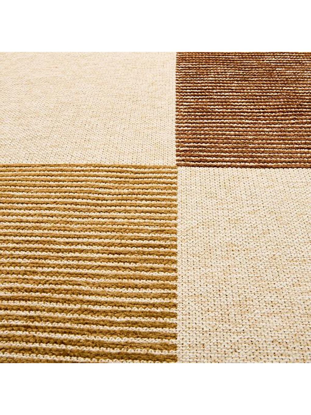 Soft Nestory Reony Halı - Kahverengi - 80x150 cm-3