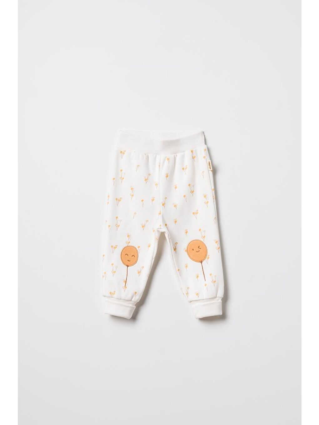 Ekru Bebek 2li Pantalon %100 Organik Pamuk , Bebek - Yenidoğan- csy3056-1