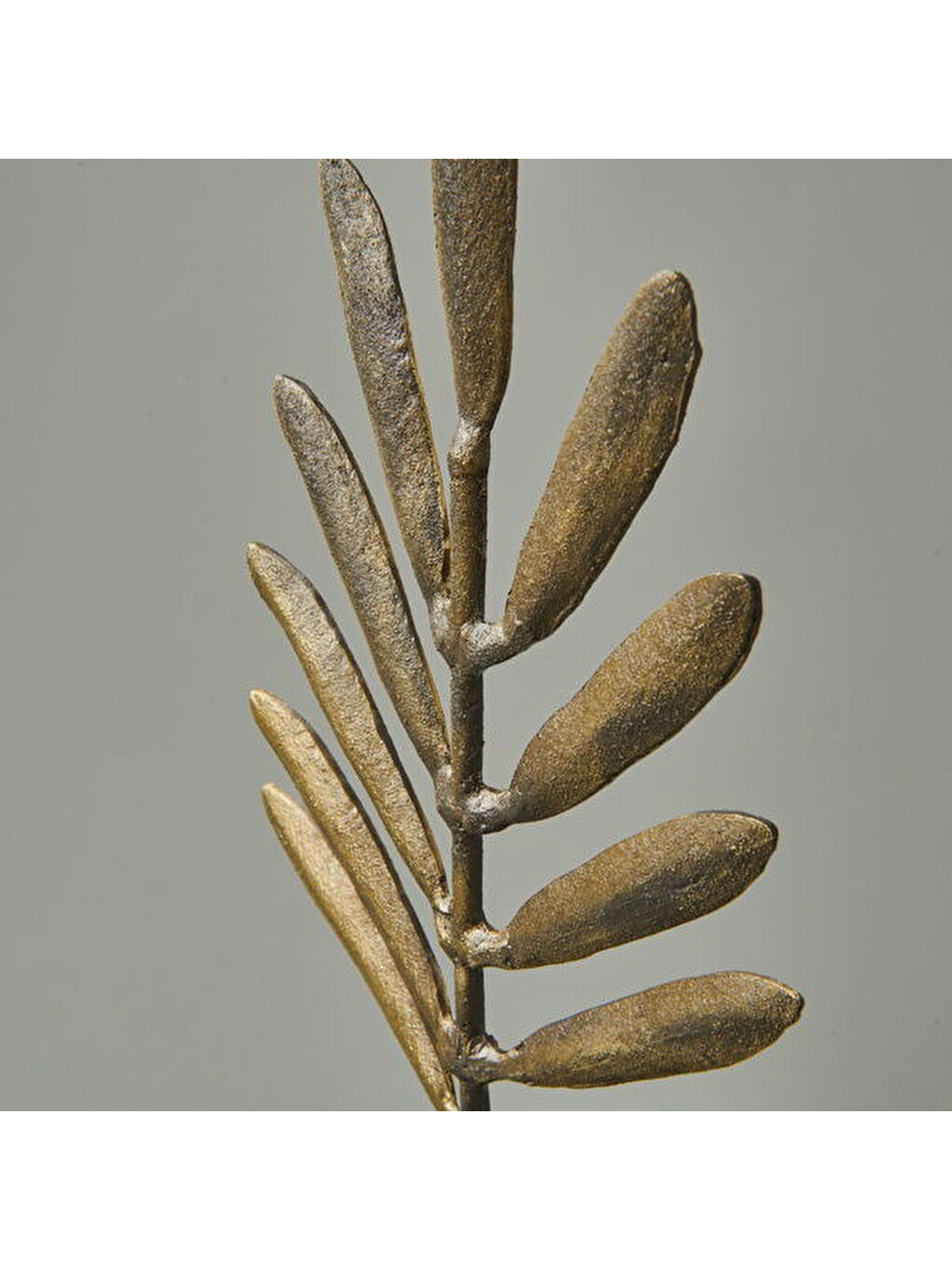 Sarı Deco Areka Dekor - Bronz - 34 cm-1