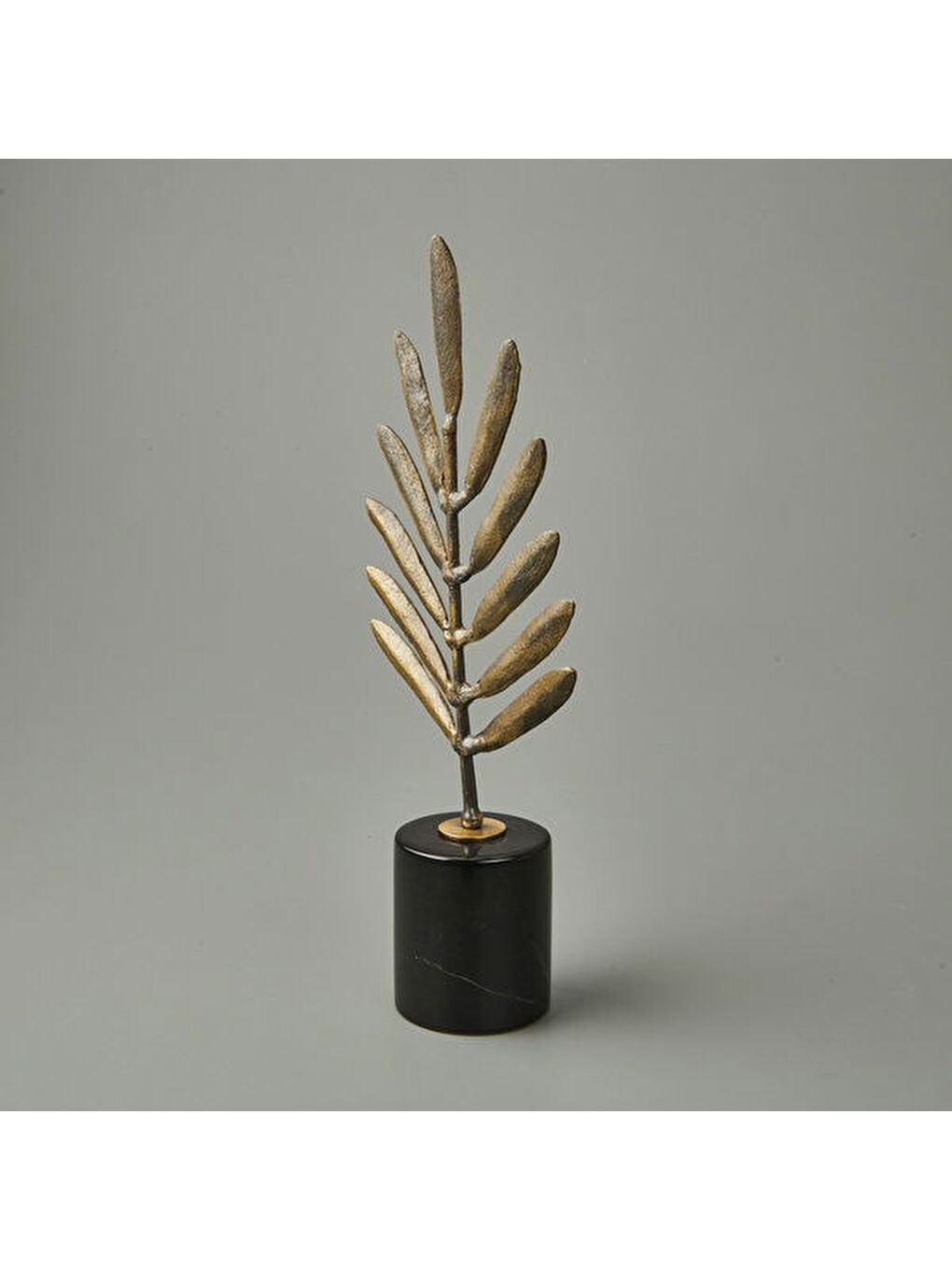 Sarı Deco Areka Dekor - Bronz - 34 cm-2