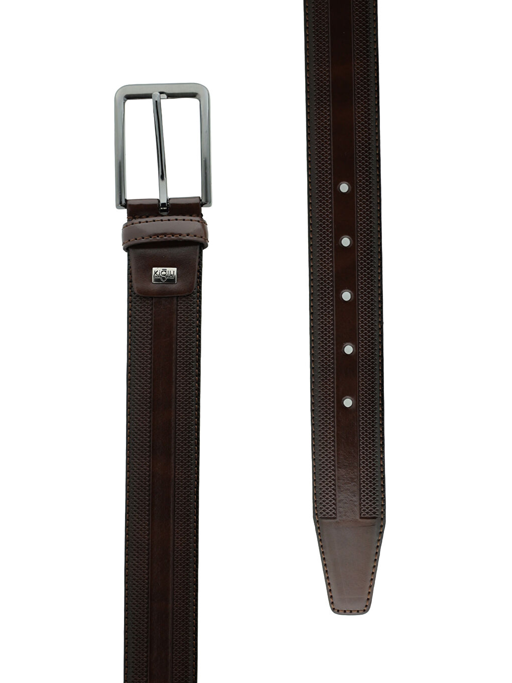 Kahverengi Desenli Klasik Kemer-1