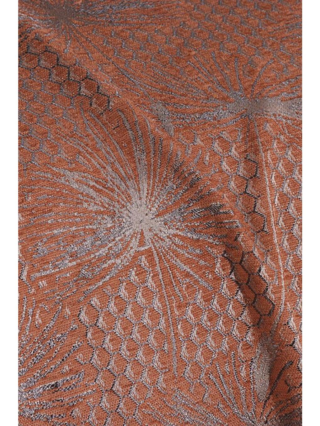 Hermes 3 Parça Çift Kişilik Pike Takımı 230x250 Turuncu-1