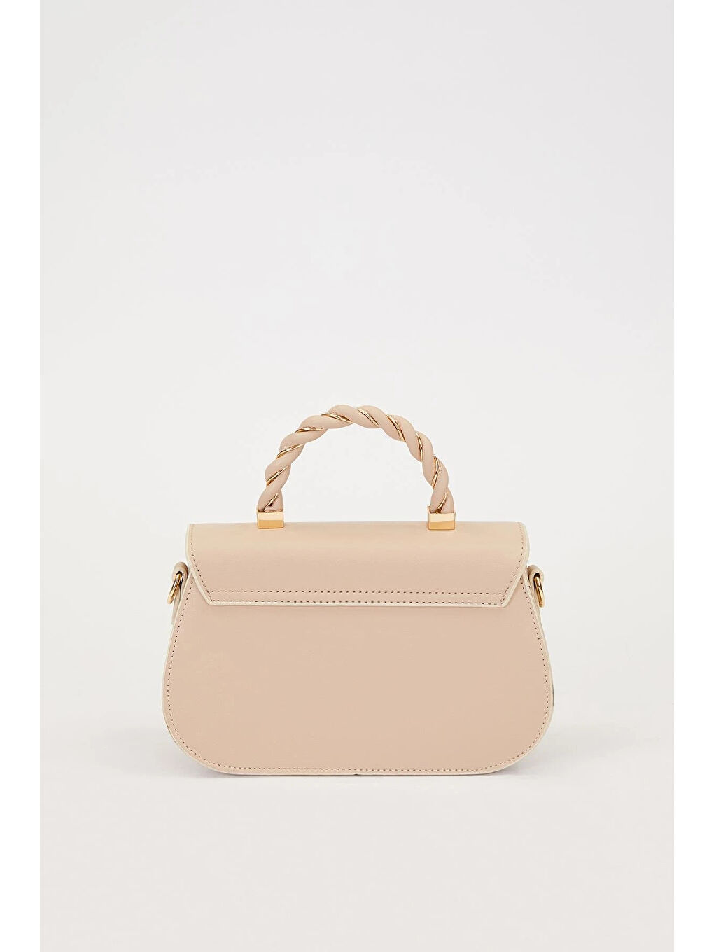 Bej Nude Kadın El ve Omuz Çantası 930179-4