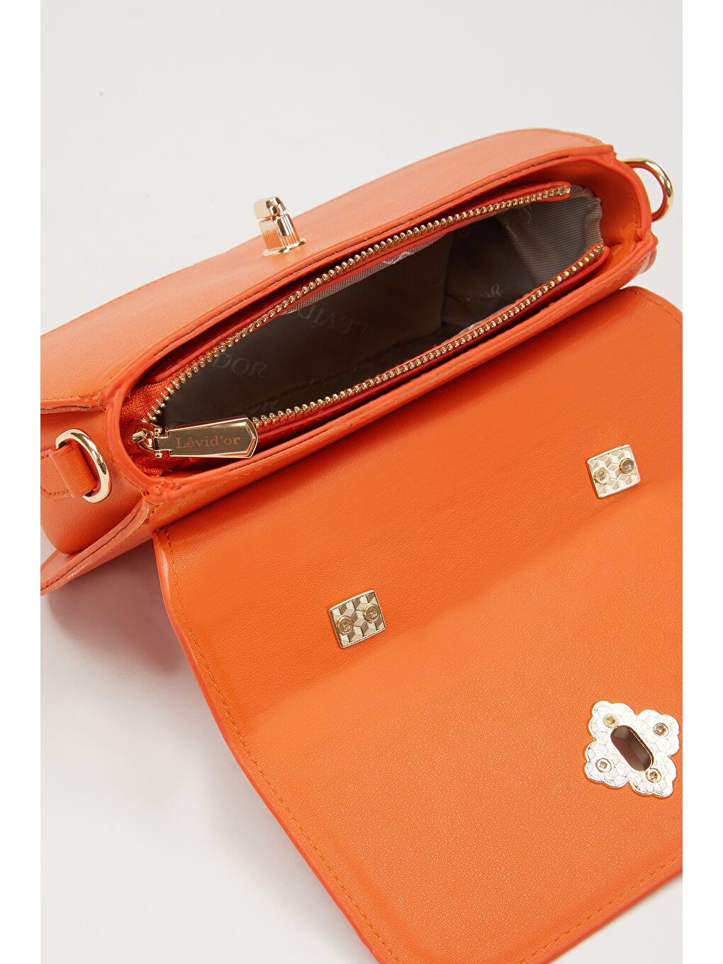 Turuncu Kadın El ve Omuz Çantası 930179-3
