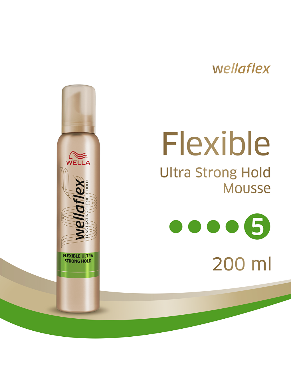 Wella Renksiz flex Flexible Ultra Strong Hold Saç Köpüğü - 200 ml - 1