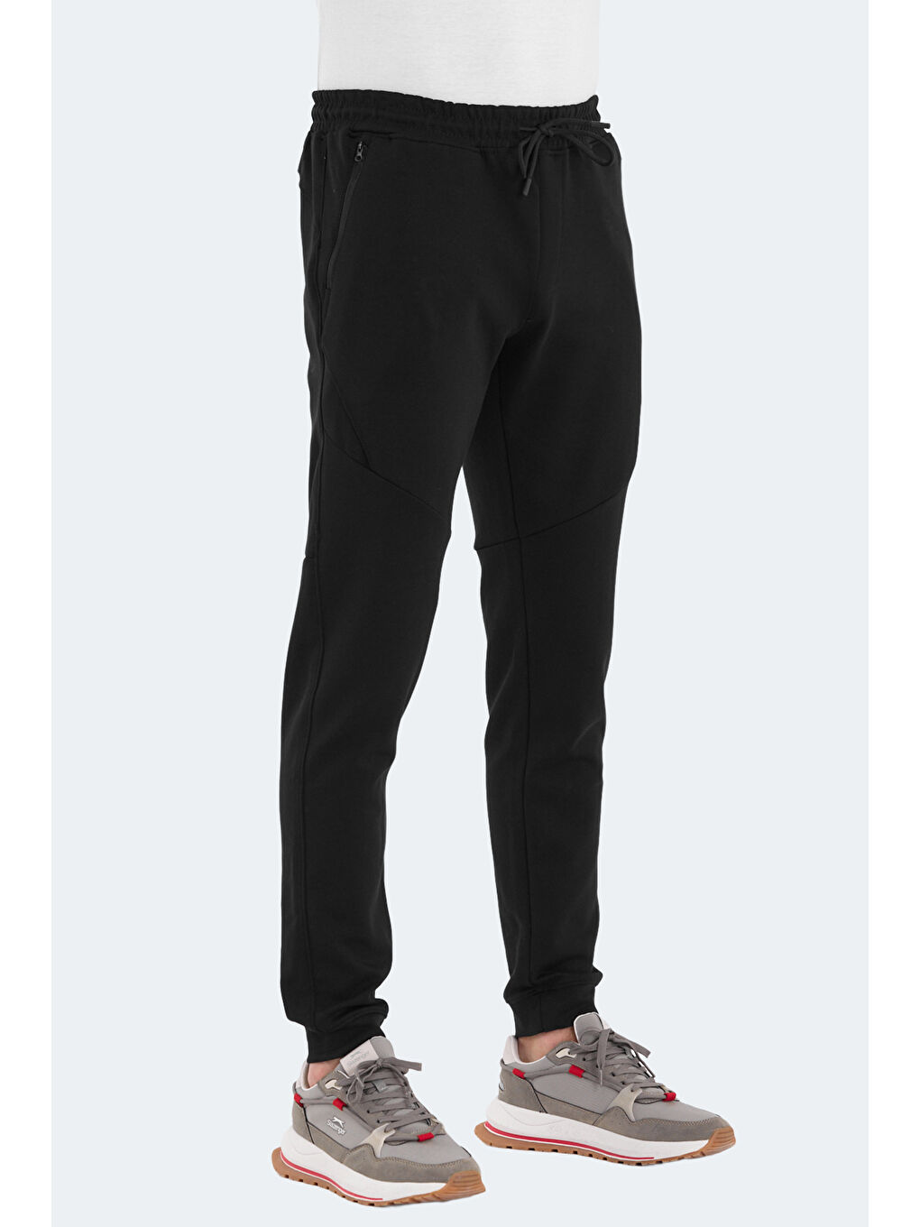 VENOM 2 Lİ SET Erkek Fermuar Cepli Dar Paça Siyah - Bej Pantolon-4