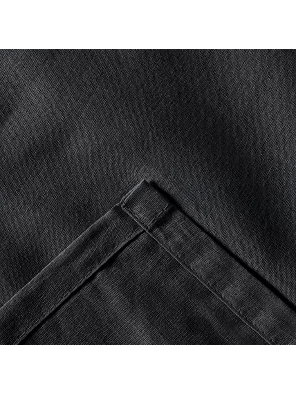 Soft Basic Çift Kişilik Düz Kenar Saten Çarşaf - Antrasit - 240x260 cm-2