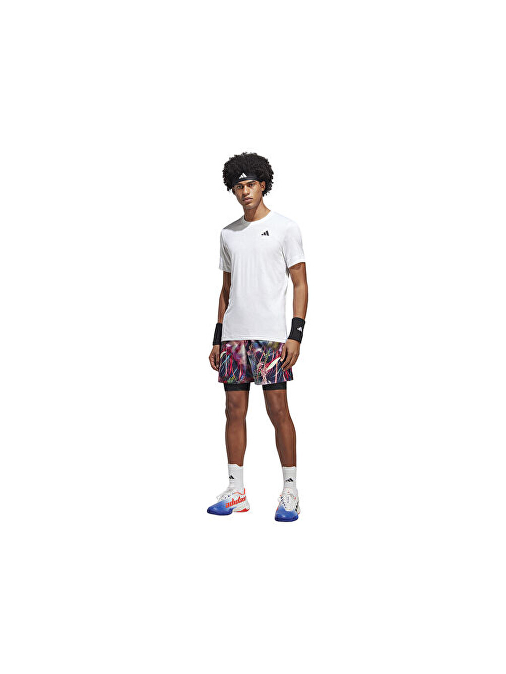 T Freelift Tee Erkek Tenis Tişörtü Hr6484 Beyaz-4