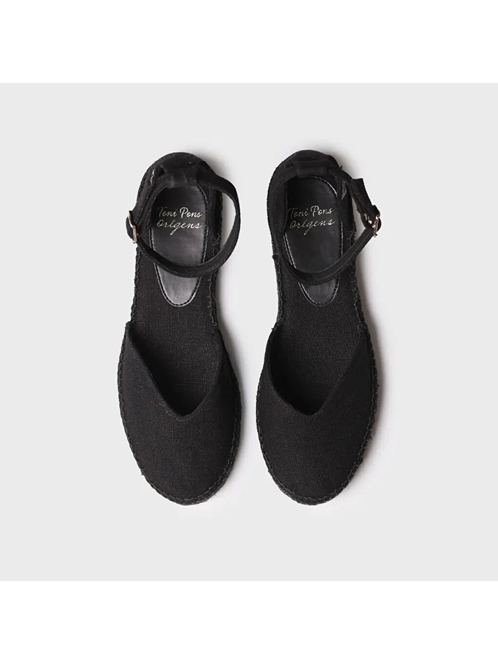 Siyah Kadın Sandalet FLORA Platinium-2