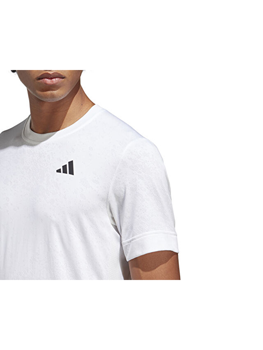 T Freelift Tee Erkek Tenis Tişörtü Hr6484 Beyaz-6