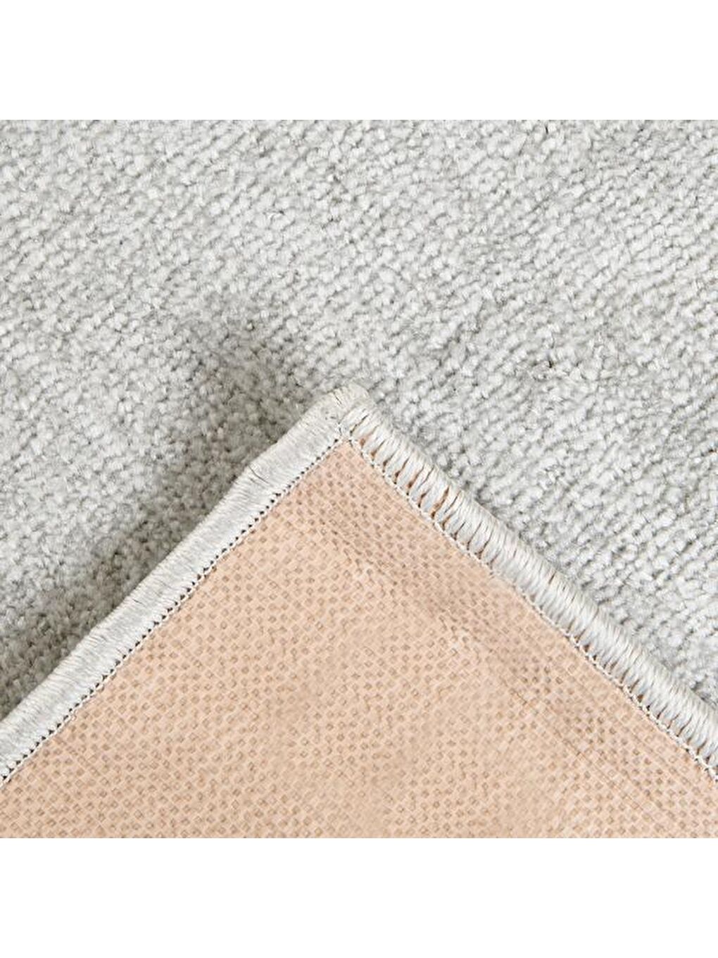 Soft Shaggy Halı - Gri - 80x150 cm-3