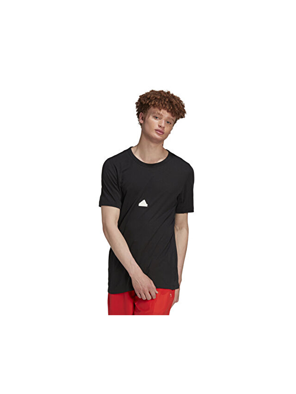 M New Fit Tee Erkek Antrenman Tişörtü Hn1960 Siyah-1