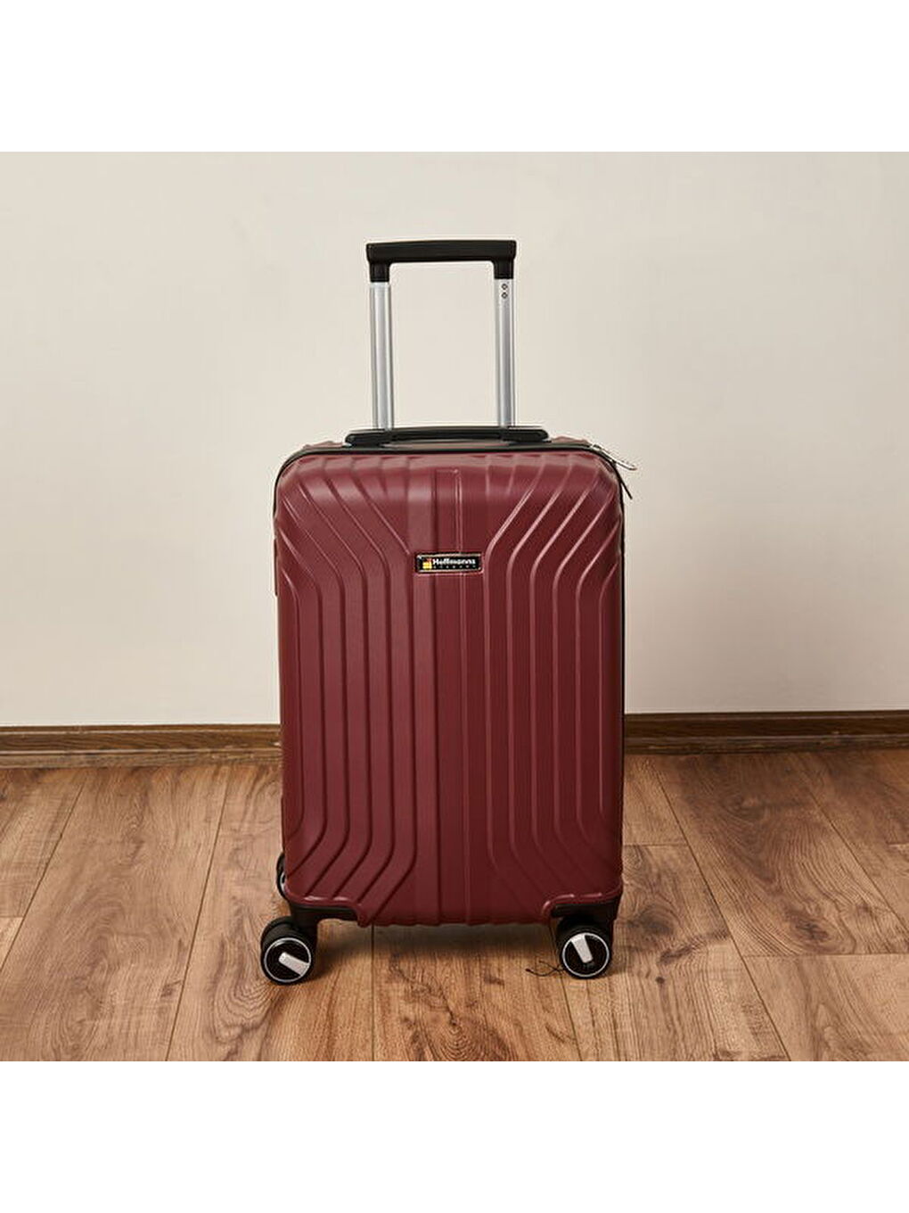 Vertical Line Kabin Boy ABS Valiz - Bordo - 57x37x23 cm