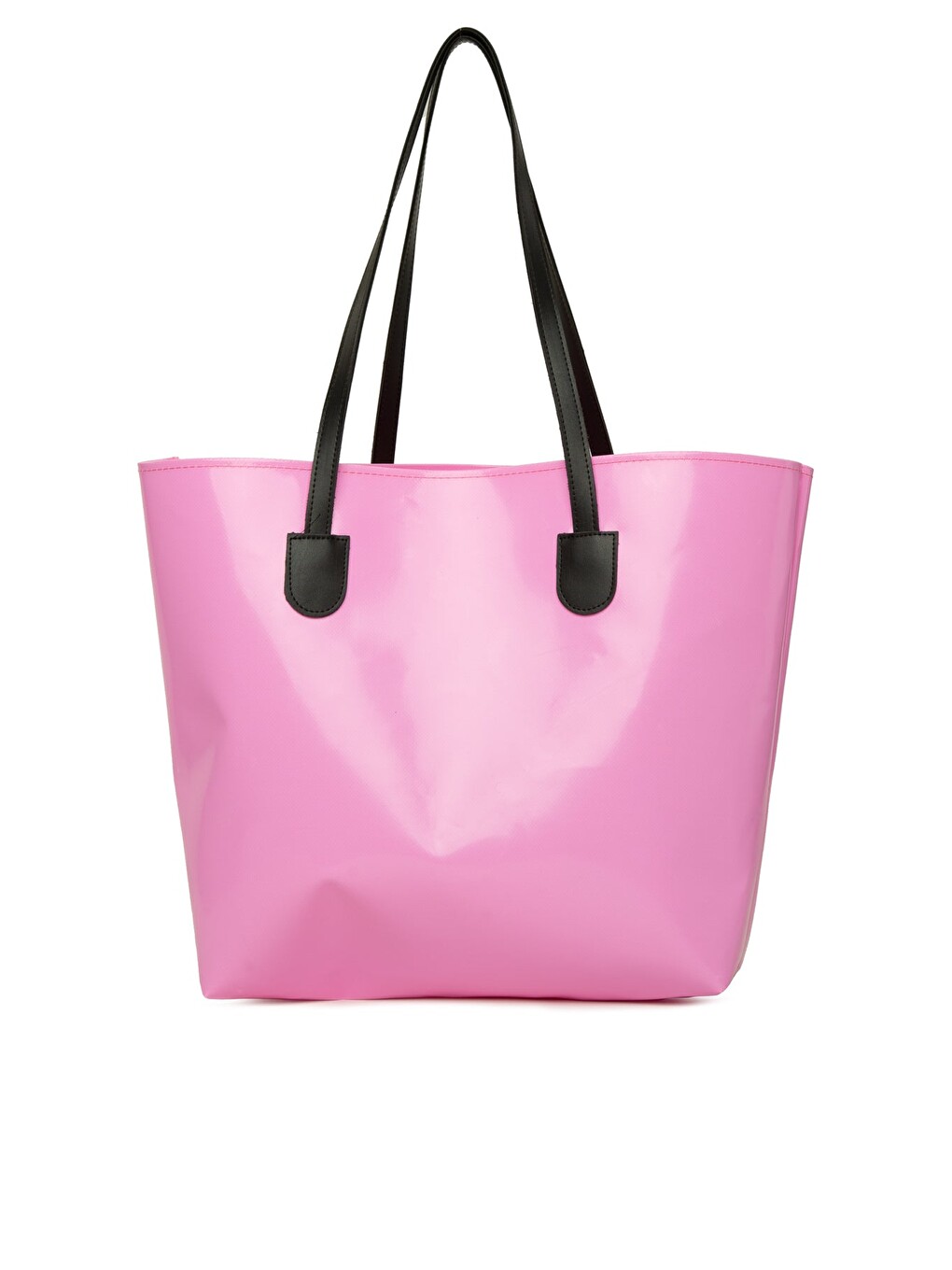 Pembe Beach Bag Baskılı Plaj Çantası-2