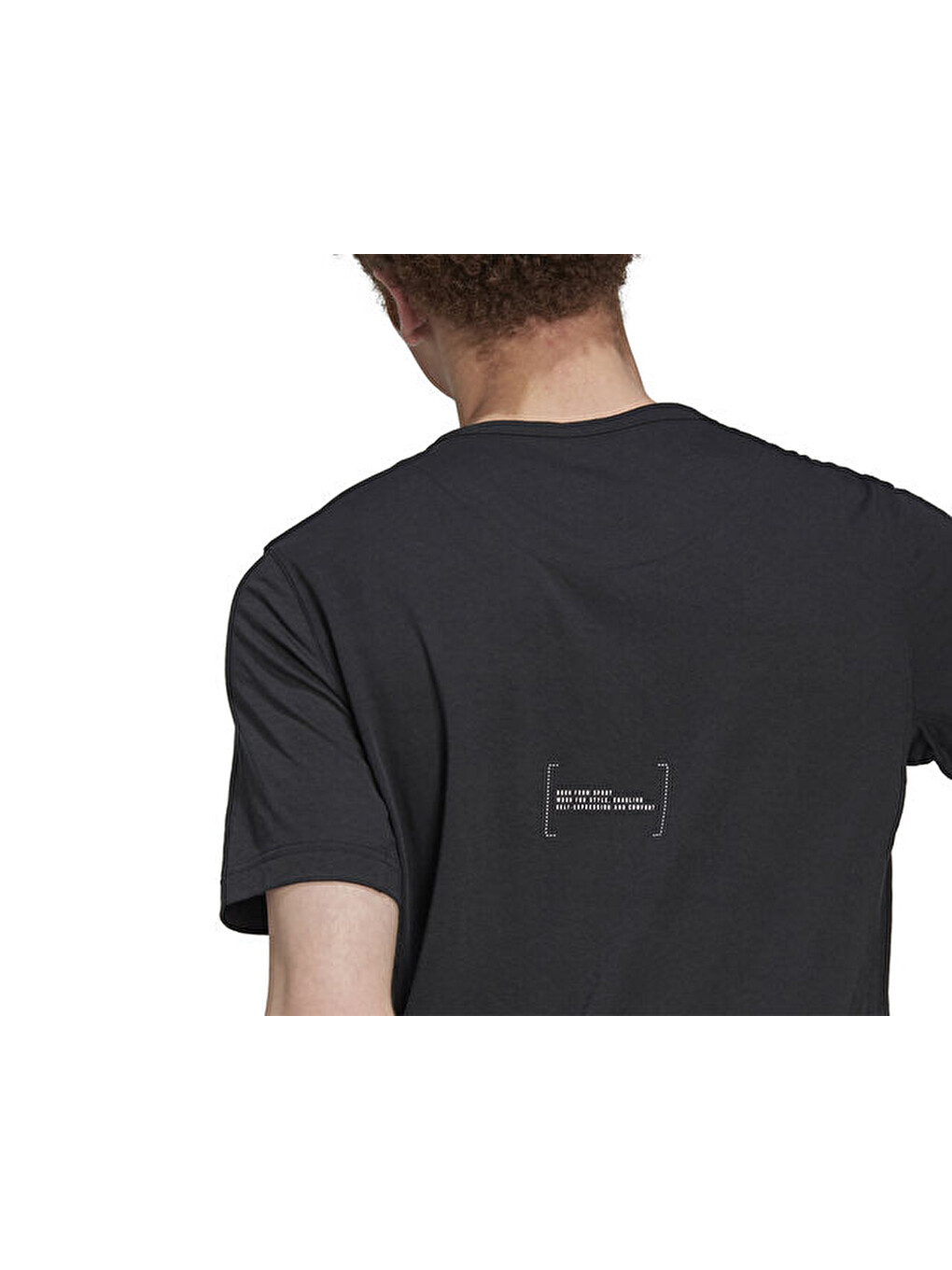 M New Fit Tee Erkek Antrenman Tişörtü Hn1960 Siyah-8