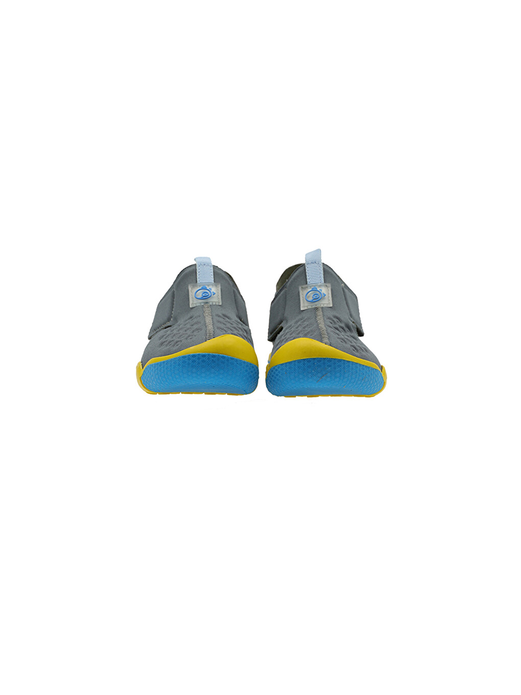 Unisex Çocuk Cırt Cırtlı Gri Sandalet-1